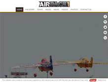 Tablet Screenshot of airrace1.com